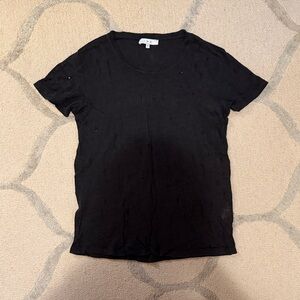 IRO Black Short Sleeve Tee